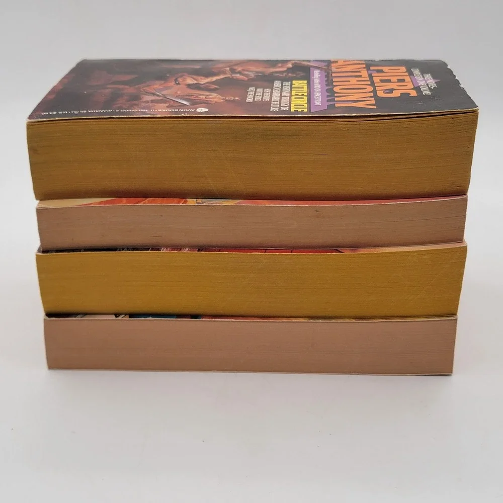Piers‎ Anthony Sci-Fi Lot 4 Paperback Politician Hard Sell Mute Battle Circle
